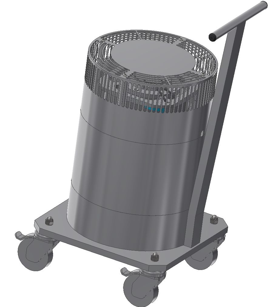 Ozonvernichtungs system für die Raumsanierung